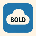 icon_literature_cloud_bold icon preview