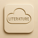 icon_literature_cloud_embossed icon preview