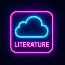 icon_literature_cloud_neon icon preview