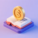 icon_literature_coin_3d_isometric icon preview