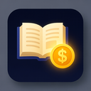 icon_literature_coin_glow_effect icon preview