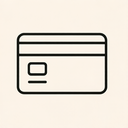 icon_literature_credit_card_minimal_outline icon preview