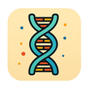icon_literature_dna_strand_cartoon icon preview