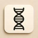icon_literature_dna_strand_elegant icon preview