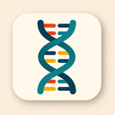 icon_literature_dna_strand_flat_design icon preview