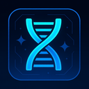icon_literature_dna_strand_futuristic icon preview