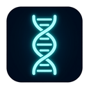 icon_literature_dna_strand_glow_effect icon preview