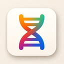 icon_literature_dna_strand_gradient icon preview