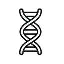 icon_literature_dna_strand_line_art icon preview