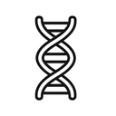 icon_literature_dna_strand_minimal_outline icon preview