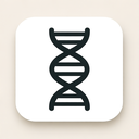 icon_literature_dna_strand_minimalist icon preview