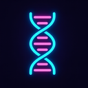 icon_literature_dna_strand_neon icon preview