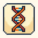 icon_literature_dna_strand_pixel_art icon preview
