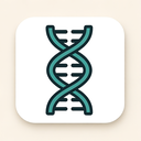 icon_literature_dna_strand_simplified icon preview