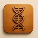 icon_literature_dna_strand_wooden icon preview