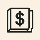 icon_literature_dollar_sign_asymmetrical icon preview