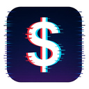 icon_literature_dollar_sign_digital_glitch icon preview