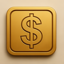 icon_literature_dollar_sign_embossed icon preview