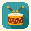 icon_literature_drum_flat_design icon preview