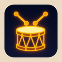 icon_literature_drum_glow_effect icon preview