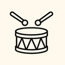 icon_literature_drum_line_art icon preview