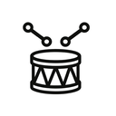 icon_literature_drum_monochrome icon preview