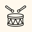 icon_literature_drum_outline icon preview