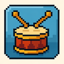 icon_literature_drum_pixel_art icon preview