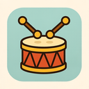 icon_literature_drum_rounded icon preview