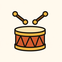 icon_literature_drum_simplified icon preview