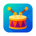 icon_literature_drum_vibrant_colors icon preview
