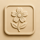 icon_literature_flower_embossed icon preview