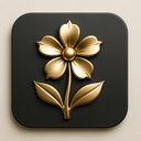 icon_literature_flower_metallic icon preview