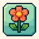 icon_literature_flower_pixel_art icon preview