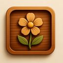 icon_literature_flower_wooden icon preview