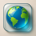 icon_literature_globe_glassy icon preview