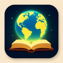 icon_literature_globe_glow_effect icon preview