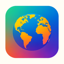 icon_literature_globe_gradient icon preview