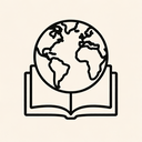 icon_literature_globe_line_art icon preview