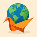 icon_literature_globe_origami icon preview