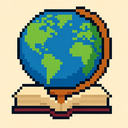 icon_literature_globe_pixel_art icon preview