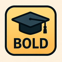 icon_literature_graduation_cap_bold icon preview