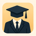 icon_literature_graduation_cap_formal icon preview