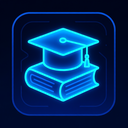 icon_literature_graduation_cap_futuristic icon preview