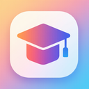 icon_literature_graduation_cap_gradient icon preview