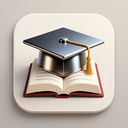 icon_literature_graduation_cap_metallic icon preview