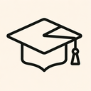 icon_literature_graduation_cap_outline icon preview