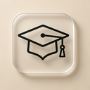 icon_literature_graduation_cap_transparent icon preview