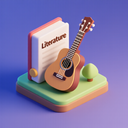 icon_literature_guitar_3d_isometric icon preview