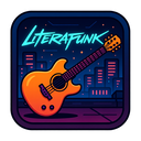 icon_literature_guitar_cyberpunk icon preview